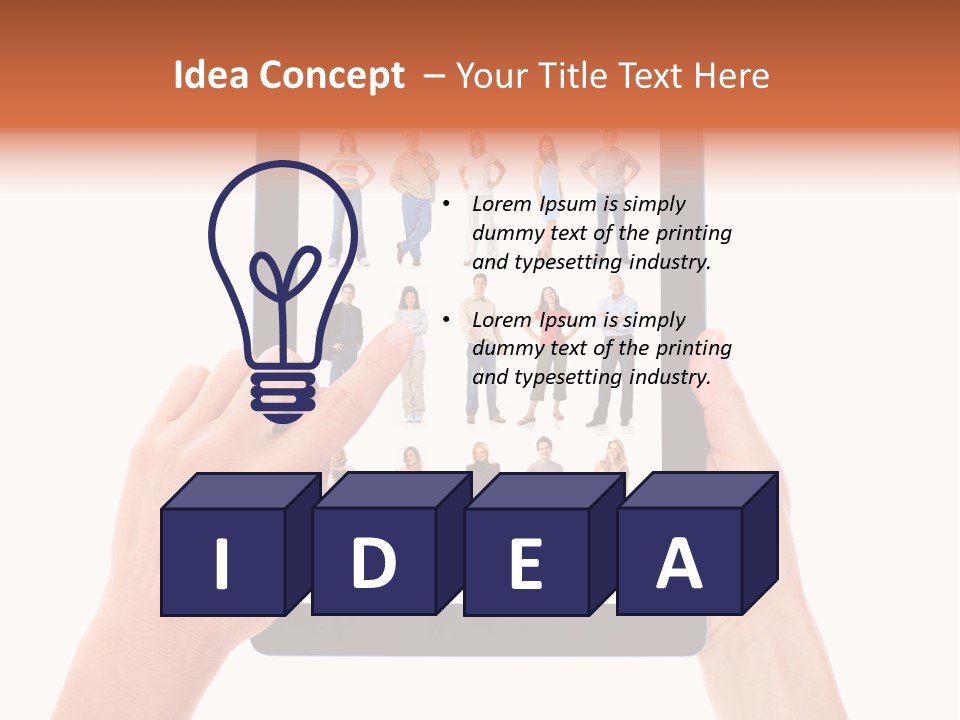 Touch Worker Digital PowerPoint Template