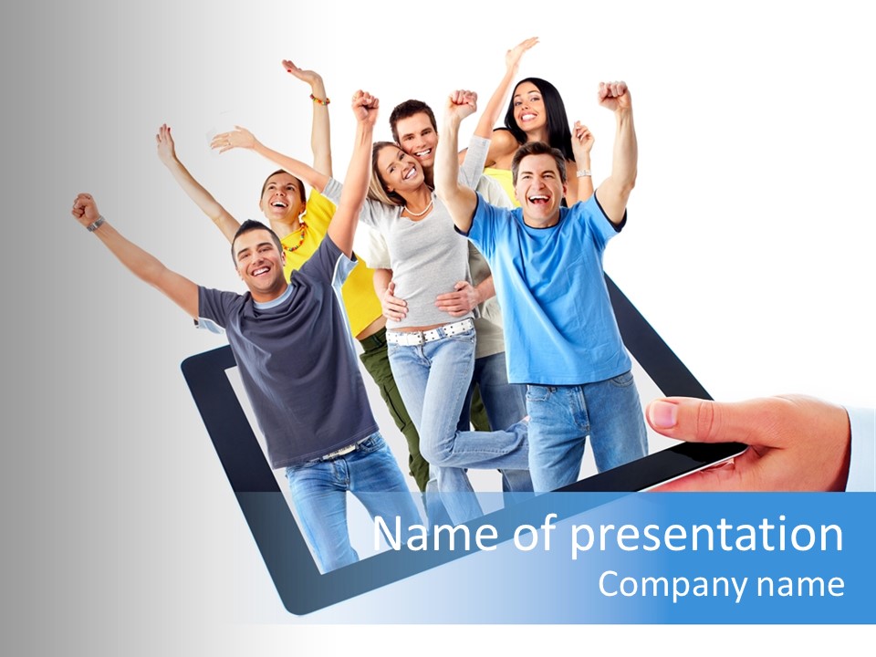 Holiday New Screen PowerPoint Template