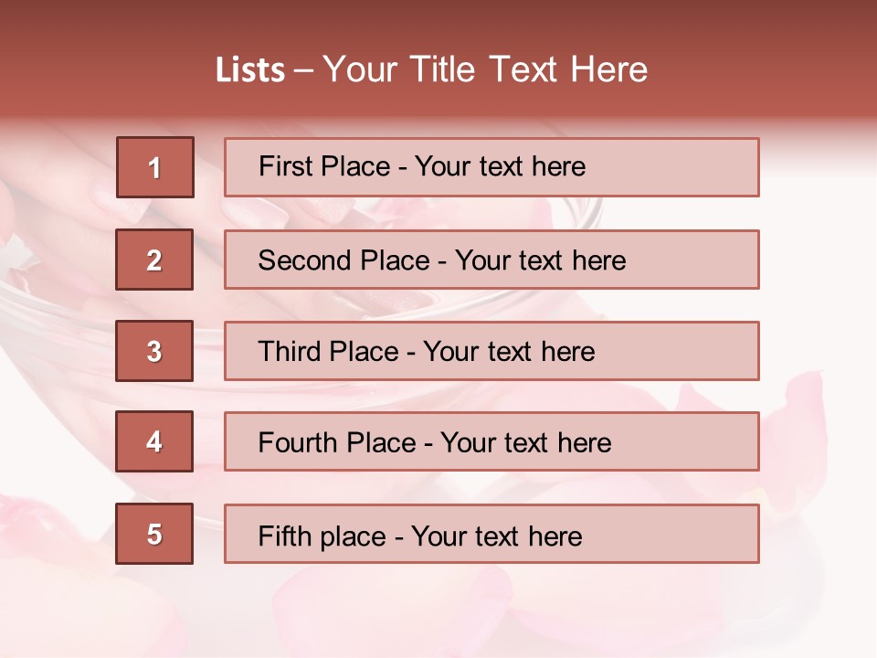 Wellness Female Wet PowerPoint Template