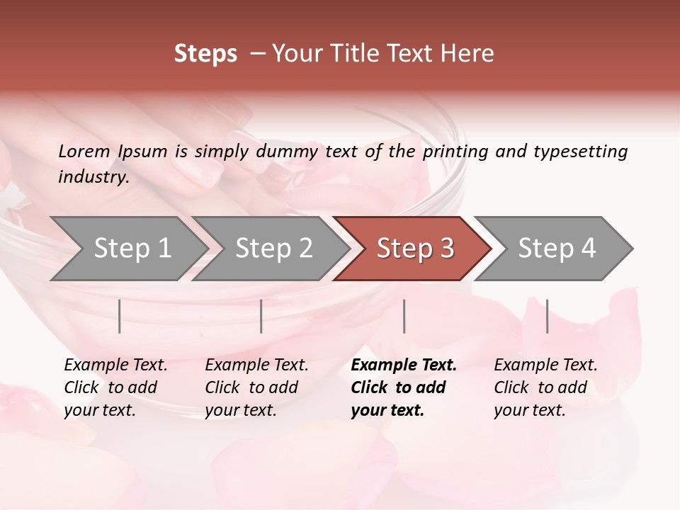 Wellness Female Wet PowerPoint Template