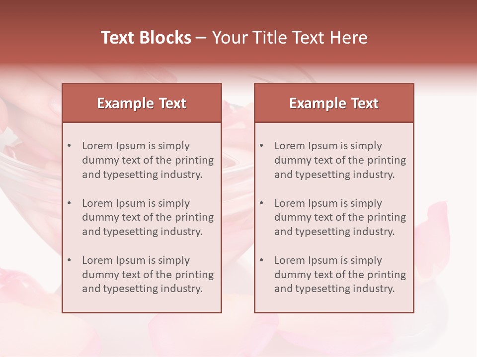 Wellness Female Wet PowerPoint Template