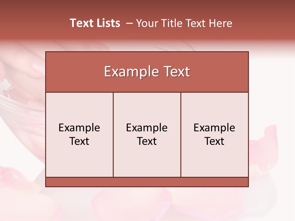 Wellness Female Wet PowerPoint Template