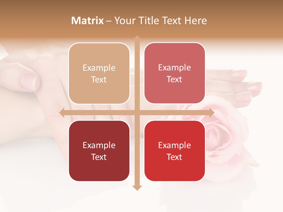 Background Hand Pink PowerPoint Template