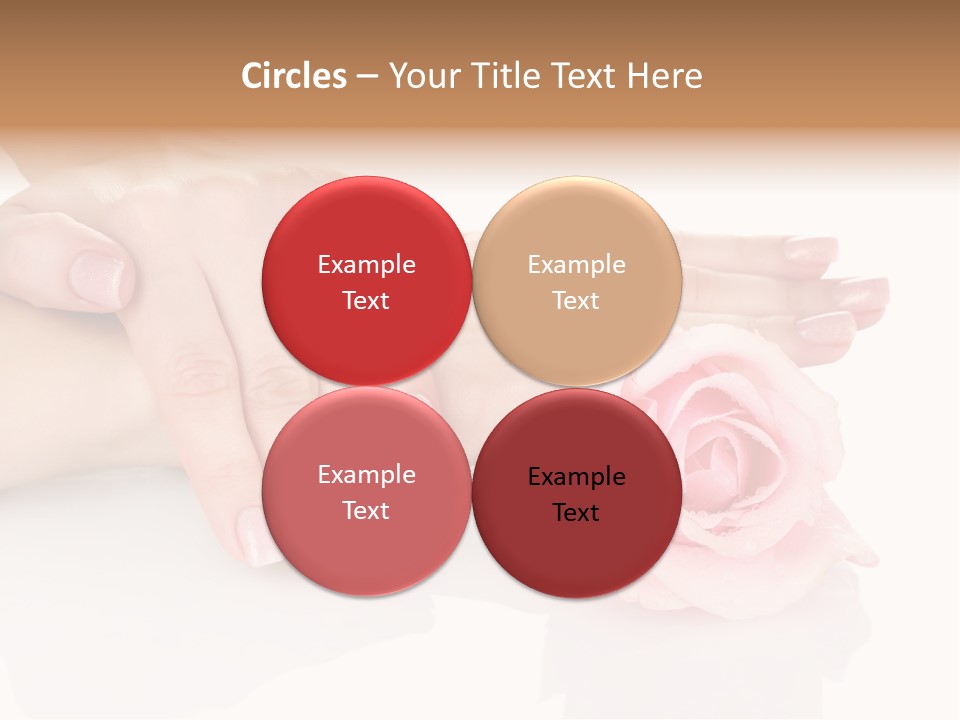 Background Hand Pink PowerPoint Template