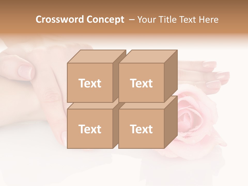 Background Hand Pink PowerPoint Template