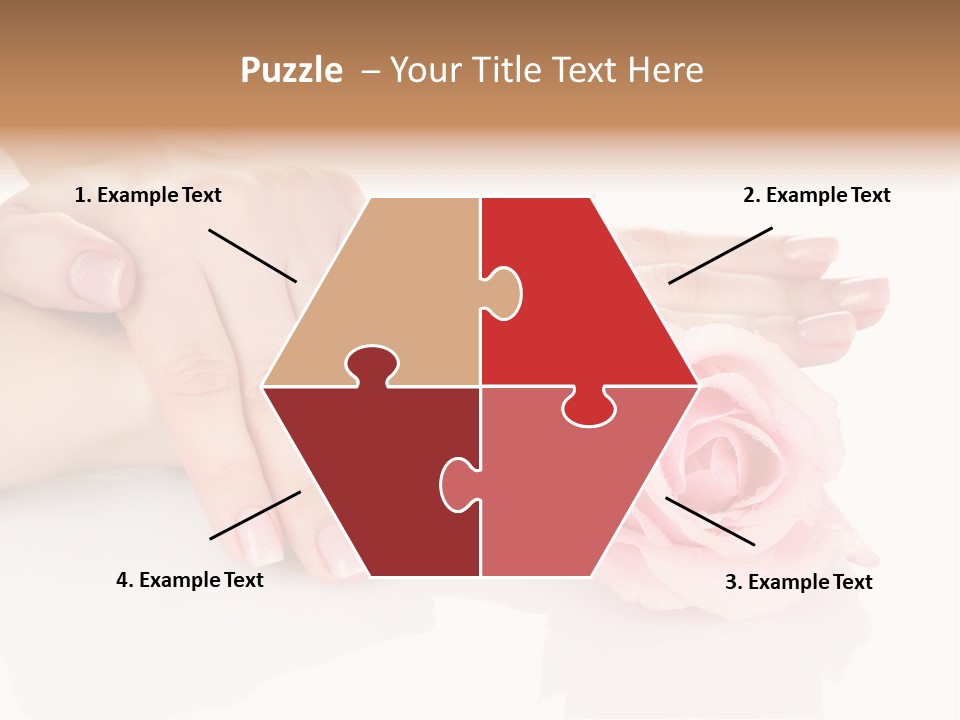 Background Hand Pink PowerPoint Template