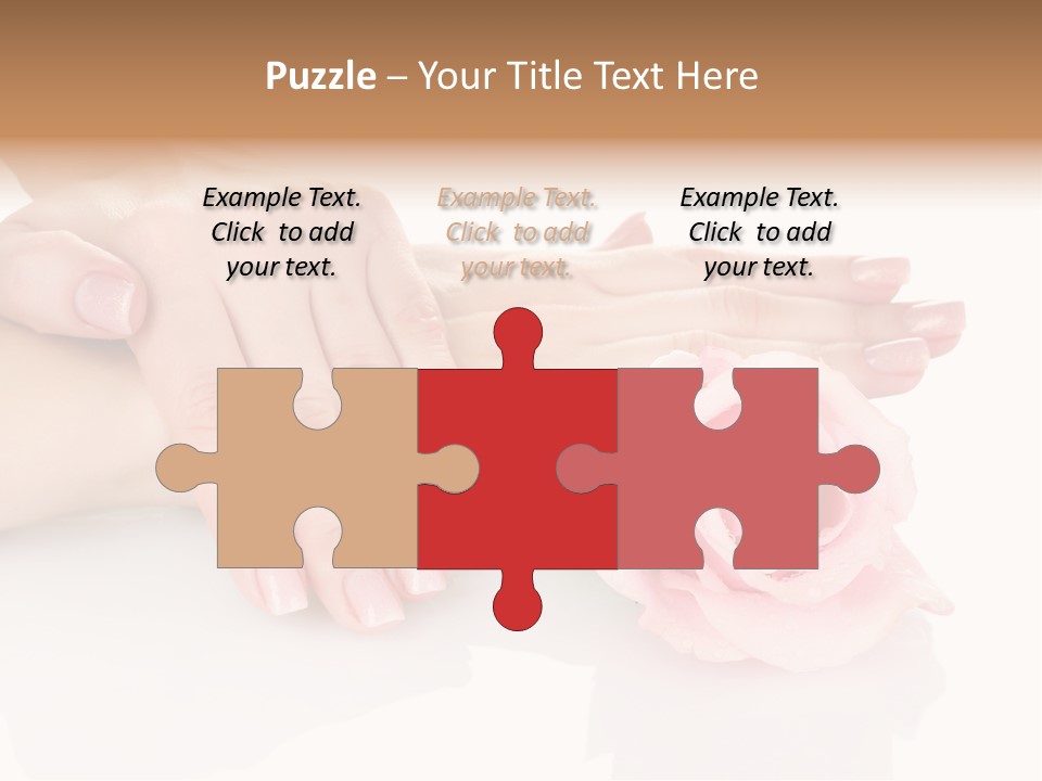 Background Hand Pink PowerPoint Template