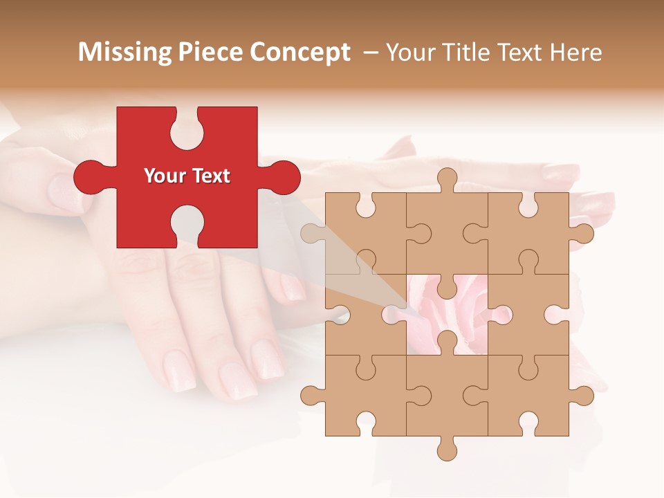 Background Hand Pink PowerPoint Template