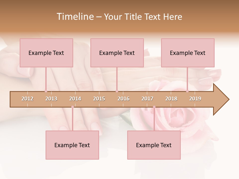 Background Hand Pink PowerPoint Template