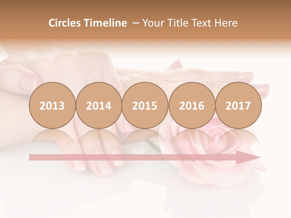 Background Hand Pink PowerPoint Template