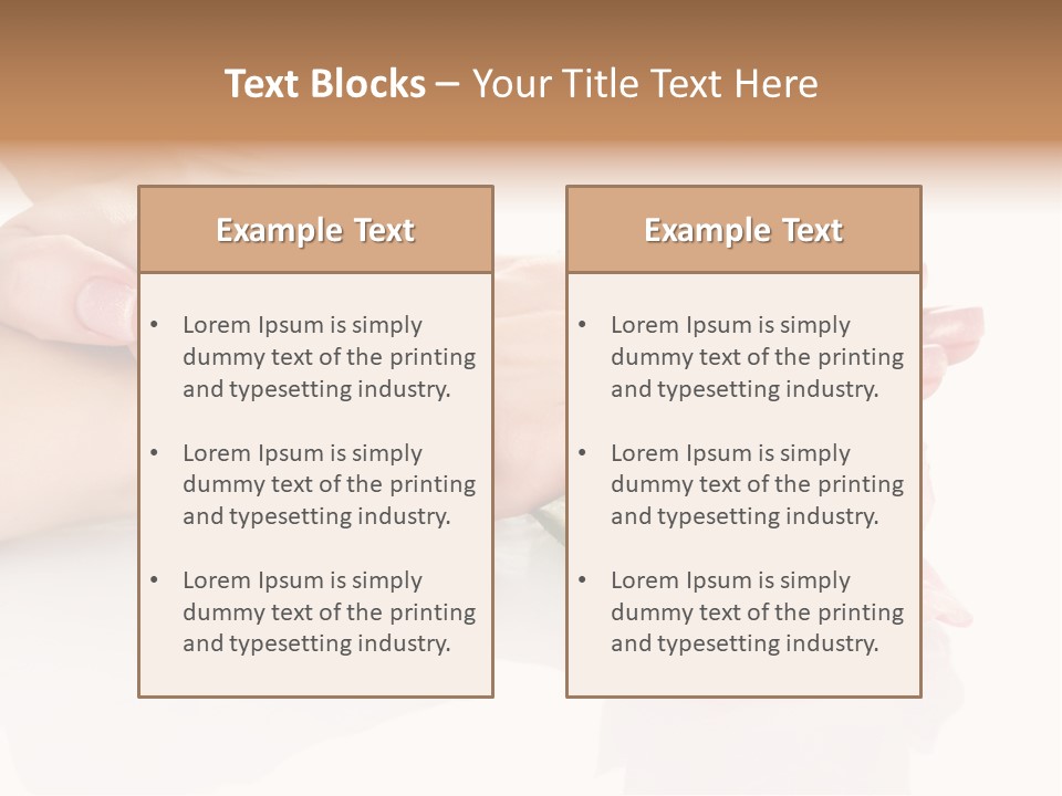 Background Hand Pink PowerPoint Template