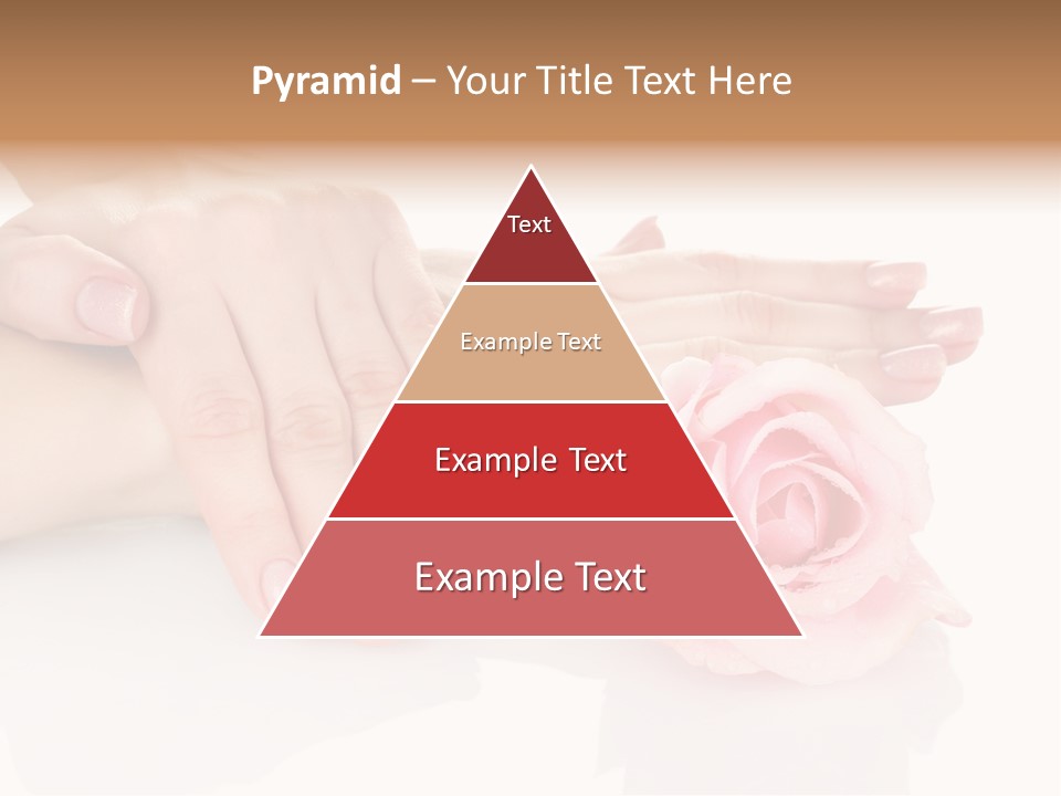 Background Hand Pink PowerPoint Template