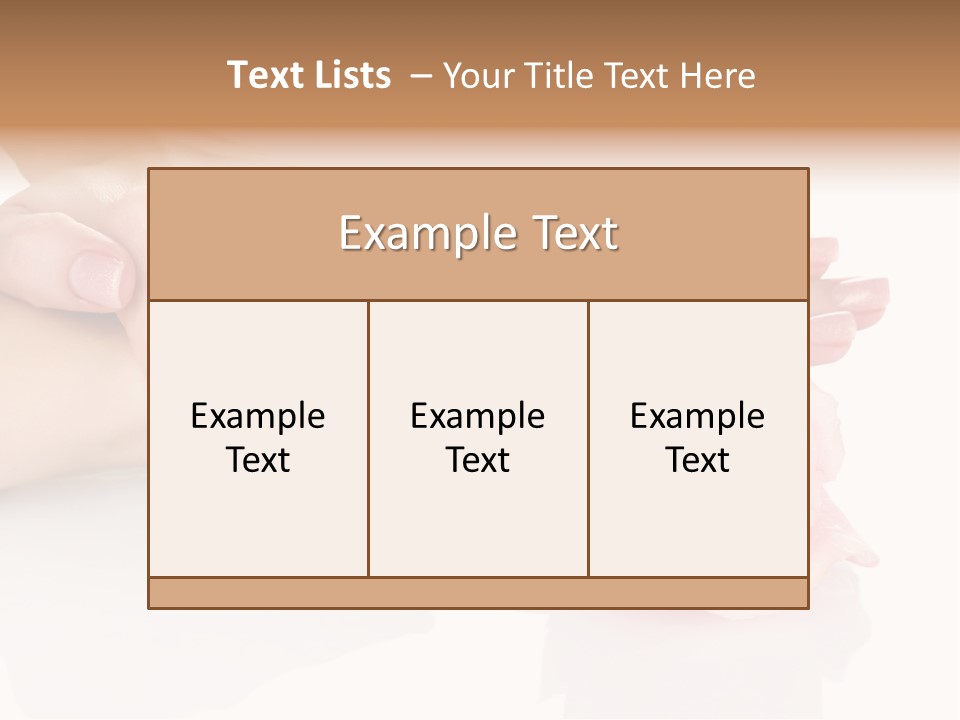 Background Hand Pink PowerPoint Template
