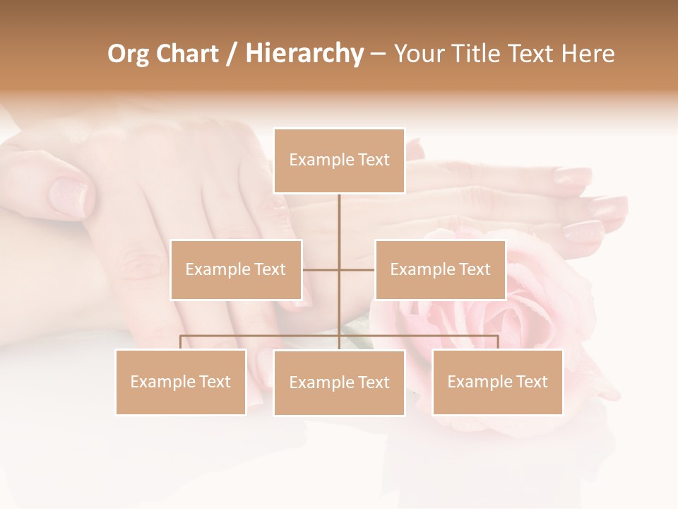 Background Hand Pink PowerPoint Template