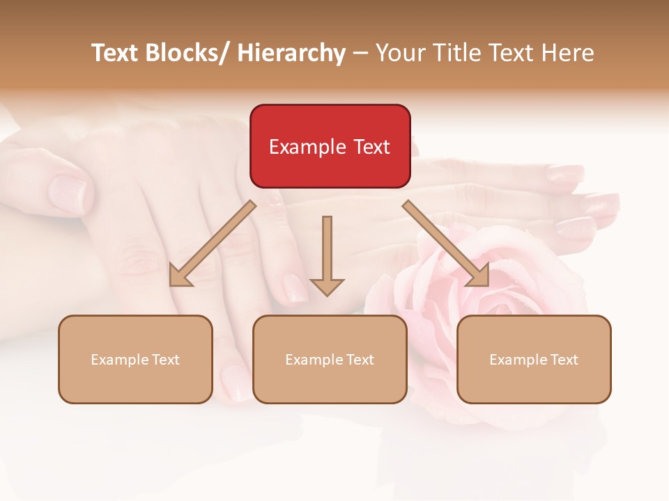 Background Hand Pink PowerPoint Template