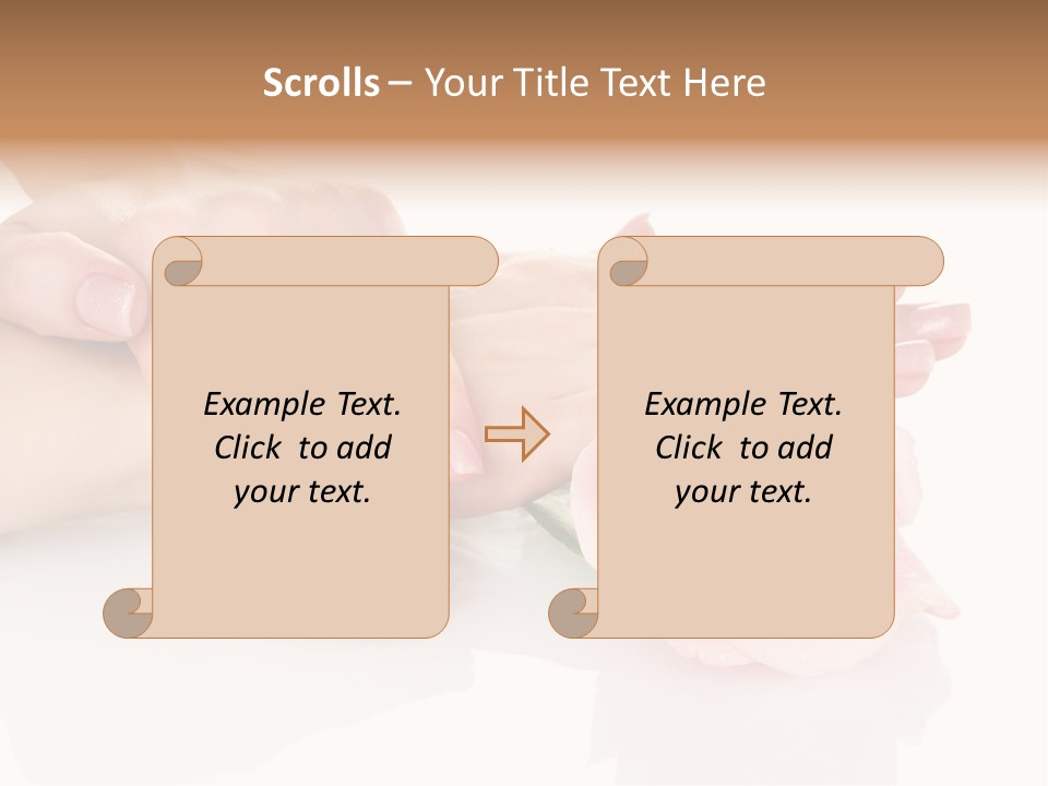 Background Hand Pink PowerPoint Template