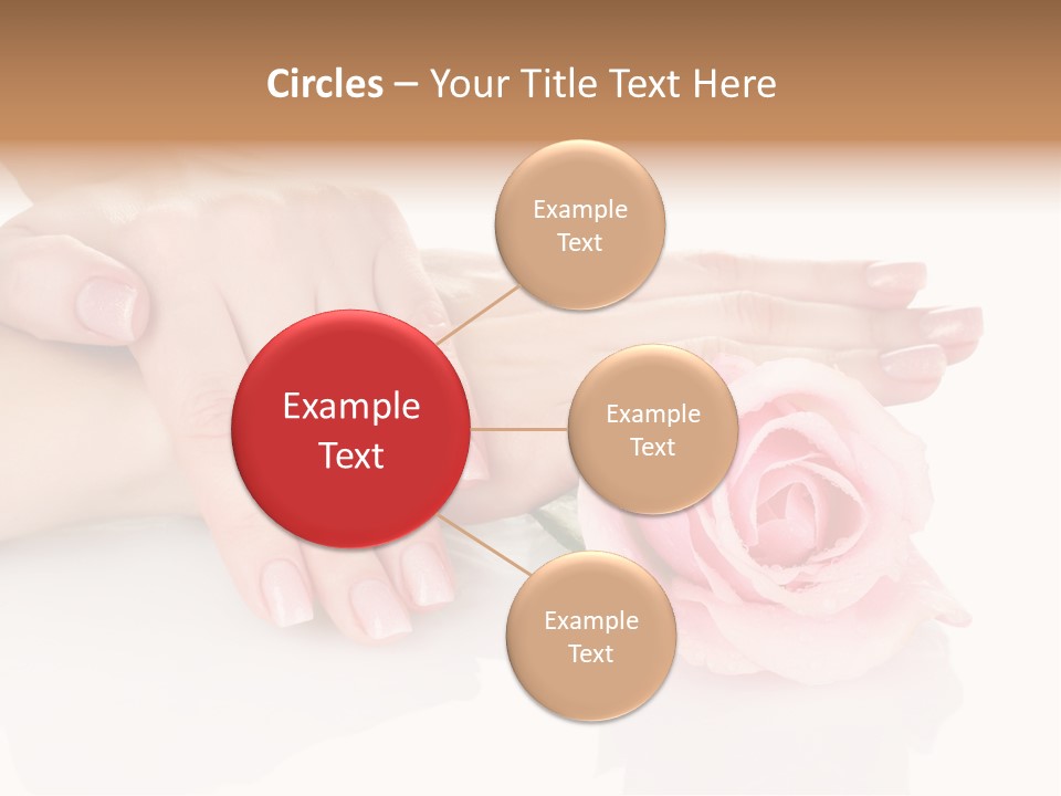 Background Hand Pink PowerPoint Template