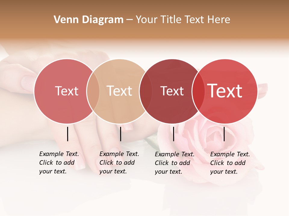 Background Hand Pink PowerPoint Template