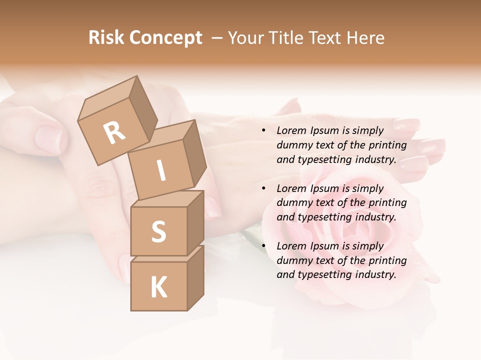 Background Hand Pink PowerPoint Template