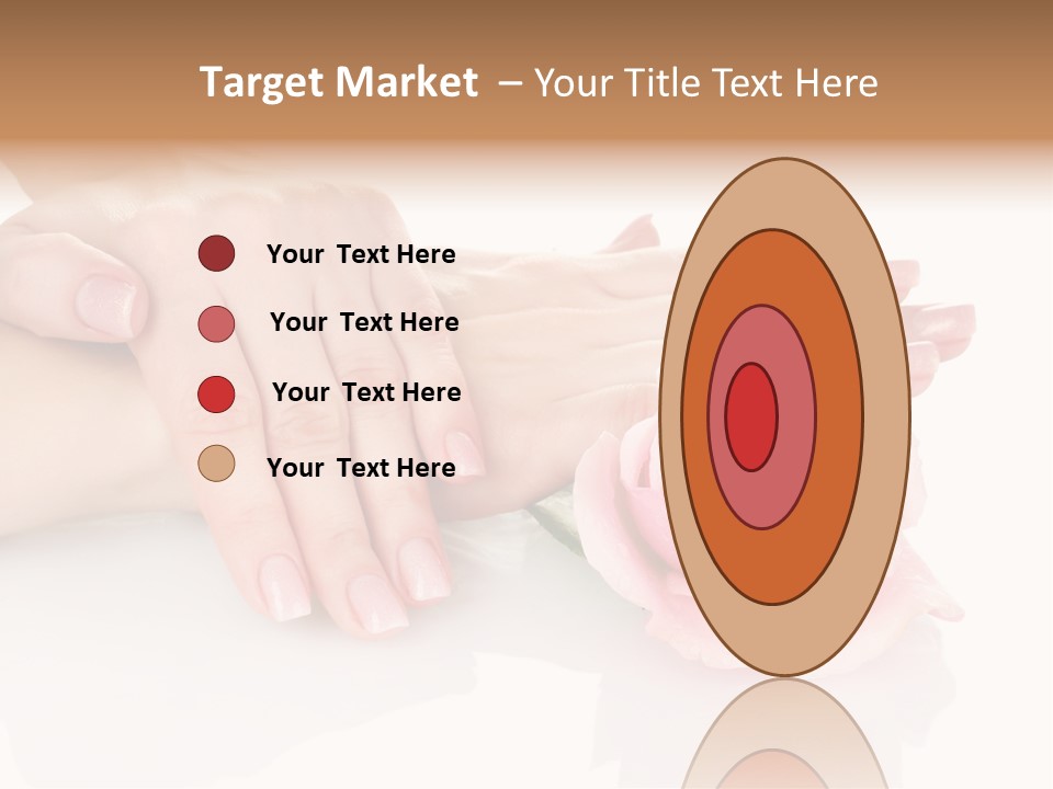 Background Hand Pink PowerPoint Template