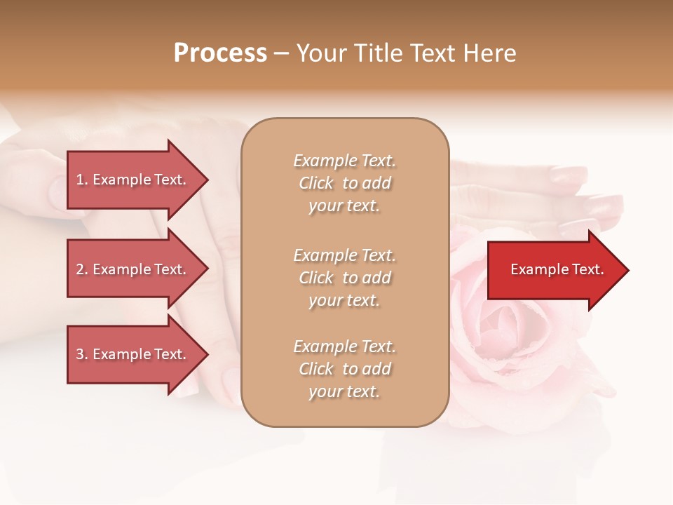 Background Hand Pink PowerPoint Template
