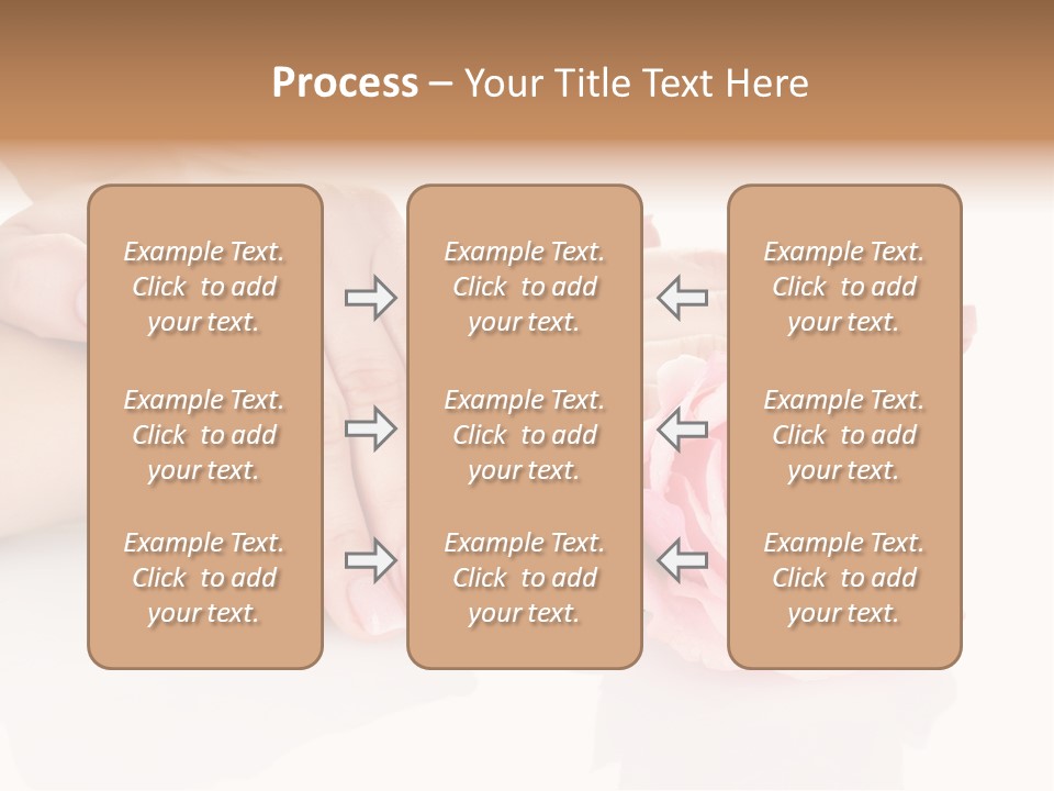 Background Hand Pink PowerPoint Template