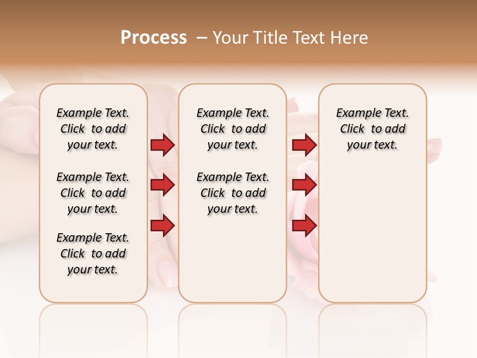 Background Hand Pink PowerPoint Template