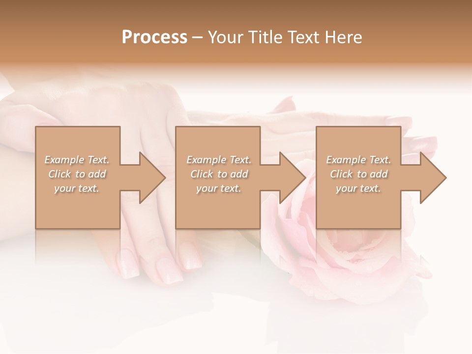 Background Hand Pink PowerPoint Template