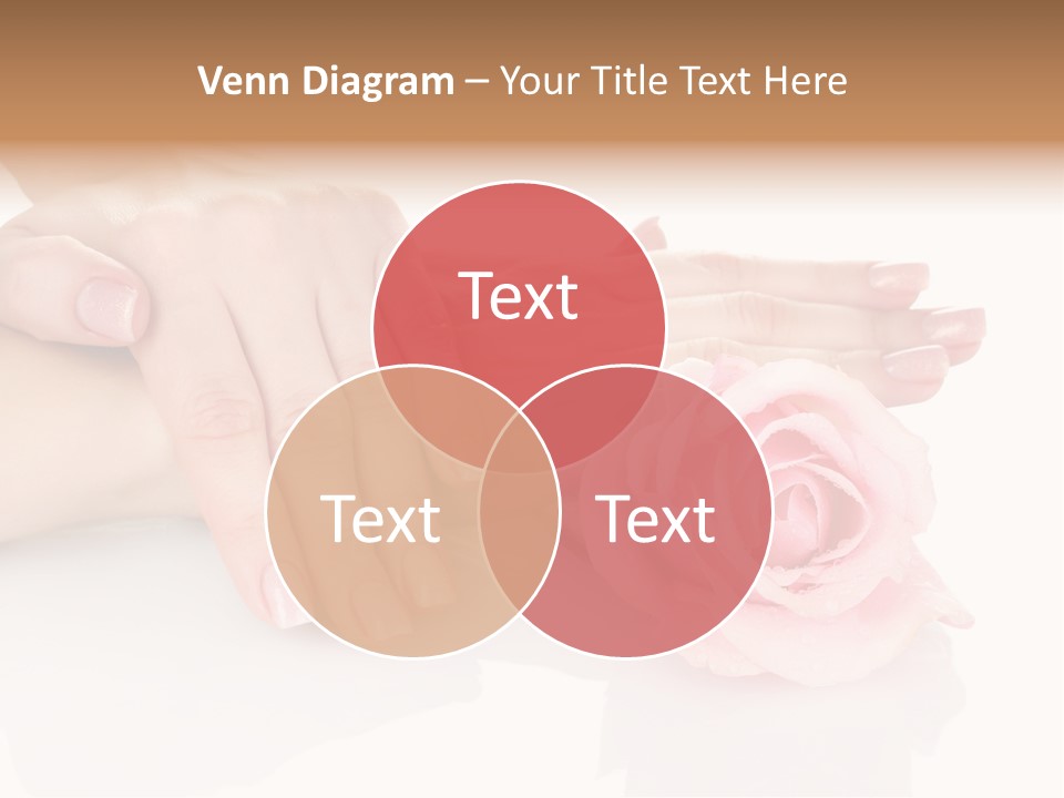 Background Hand Pink PowerPoint Template