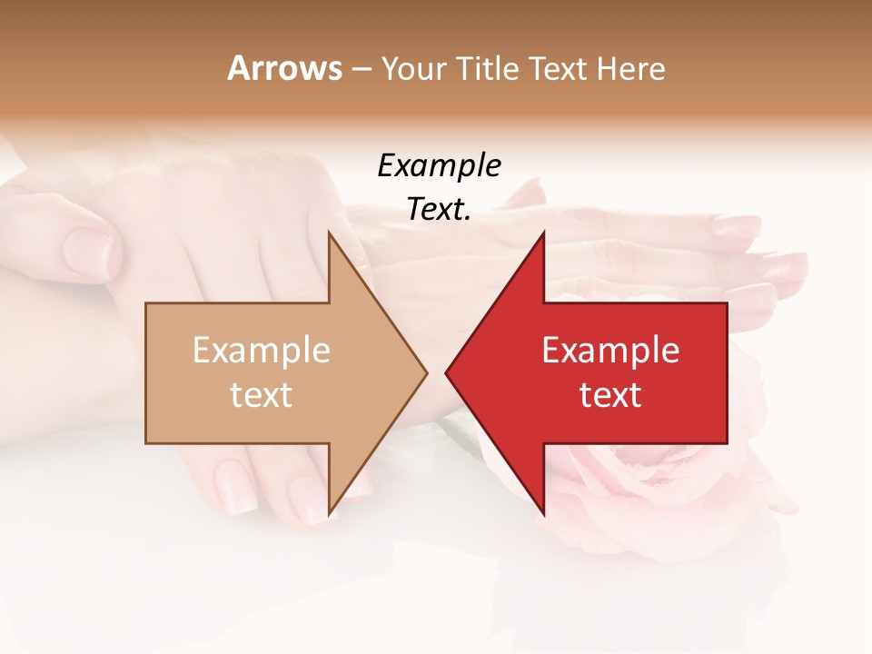 Background Hand Pink PowerPoint Template