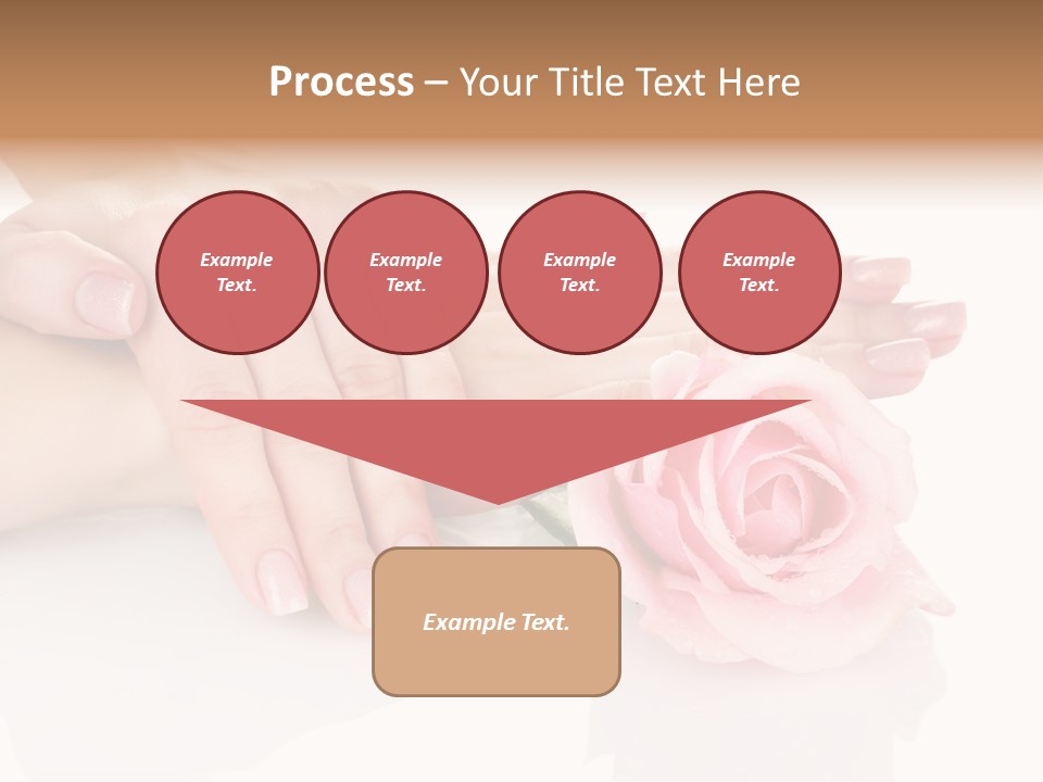 Background Hand Pink PowerPoint Template