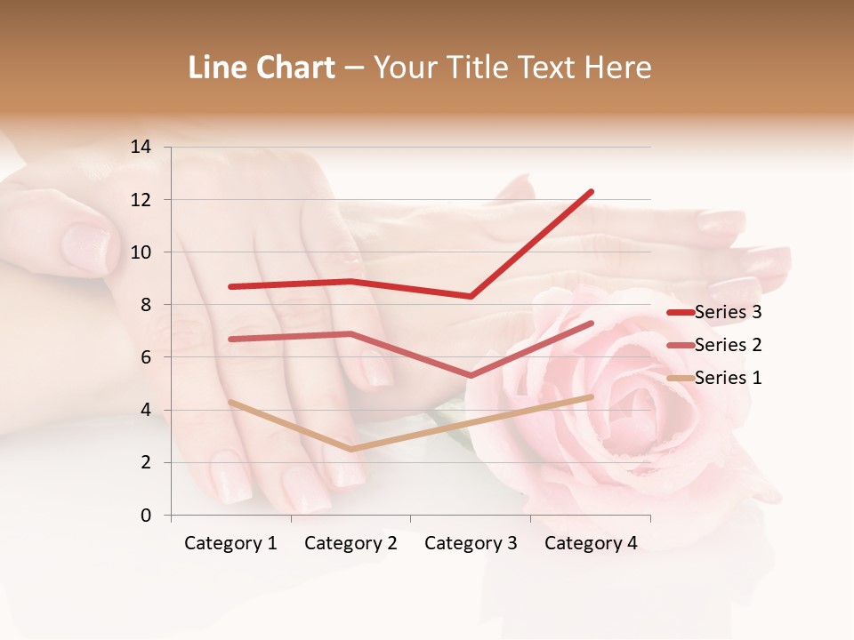 Background Hand Pink PowerPoint Template