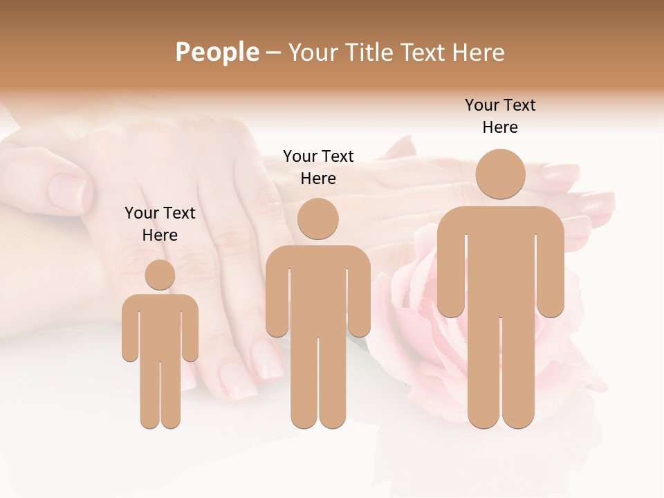 Background Hand Pink PowerPoint Template