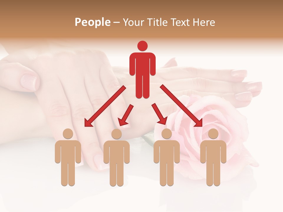 Background Hand Pink PowerPoint Template