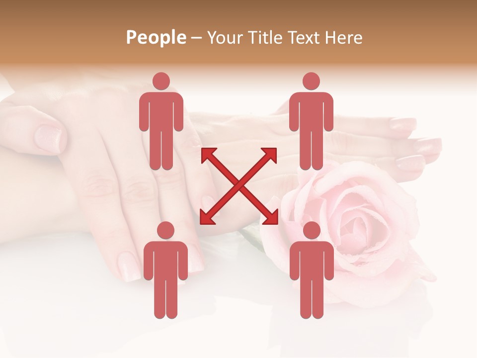 Background Hand Pink PowerPoint Template