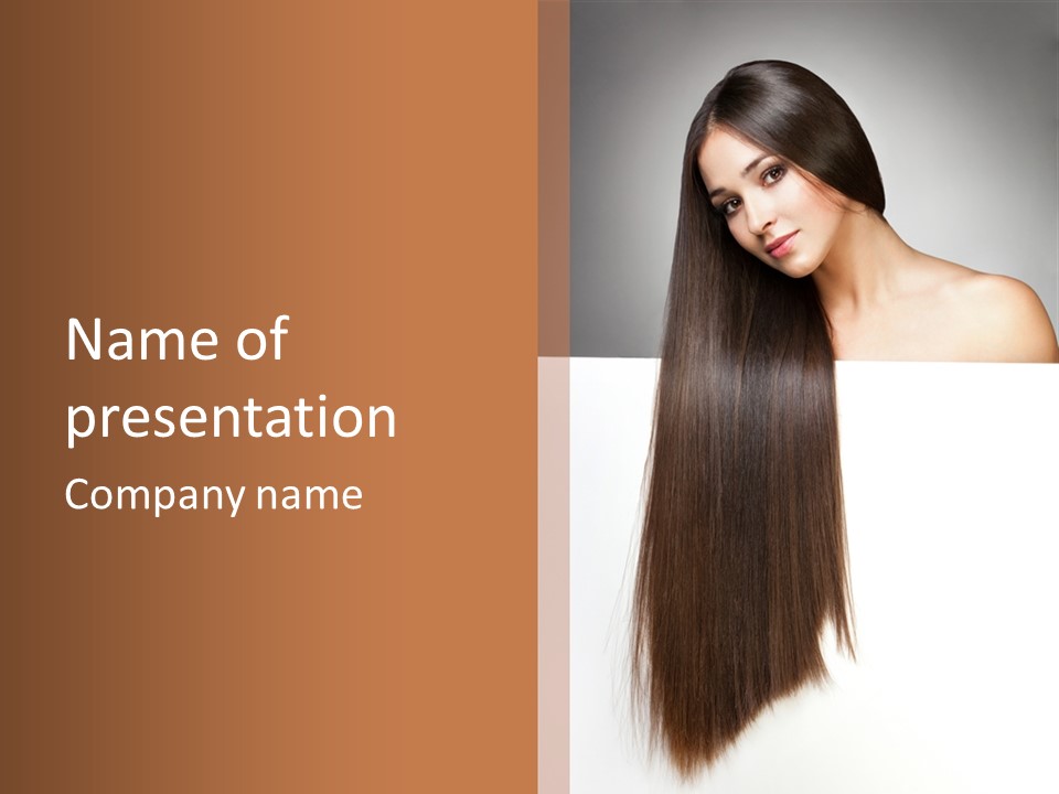 Hair Vitality Natural PowerPoint Template