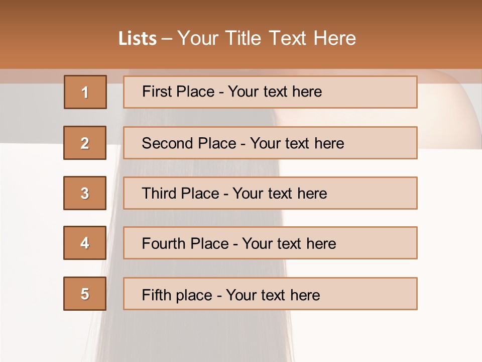 Hair Vitality Natural PowerPoint Template