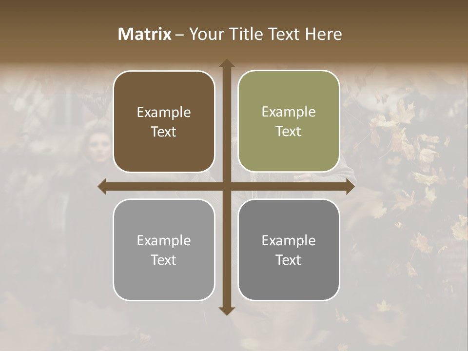 Outdoor Season Woman PowerPoint Template