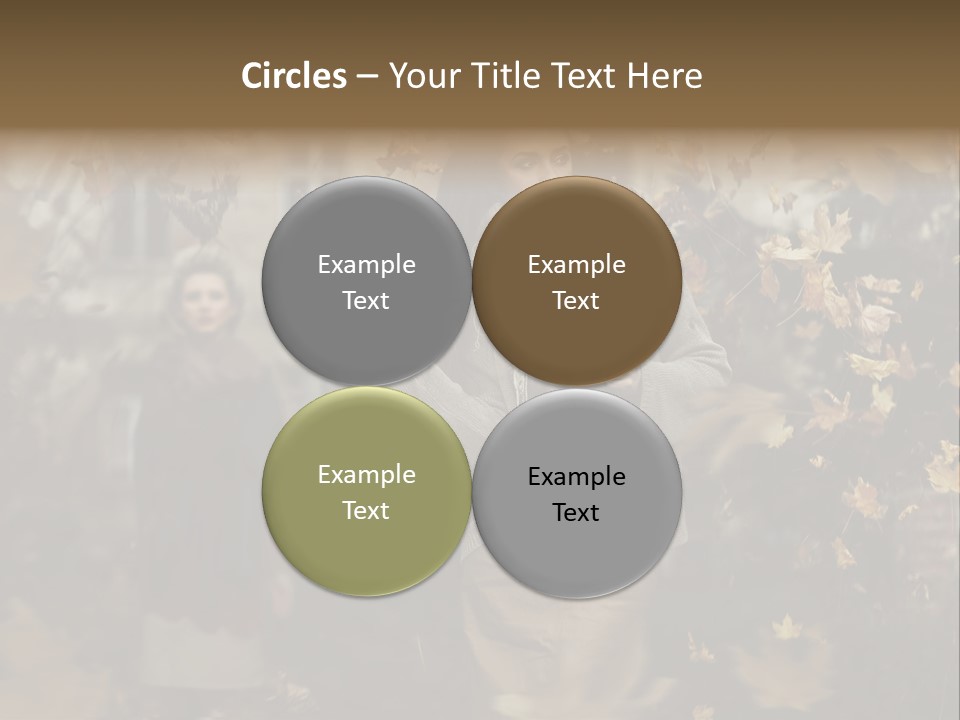 Outdoor Season Woman PowerPoint Template