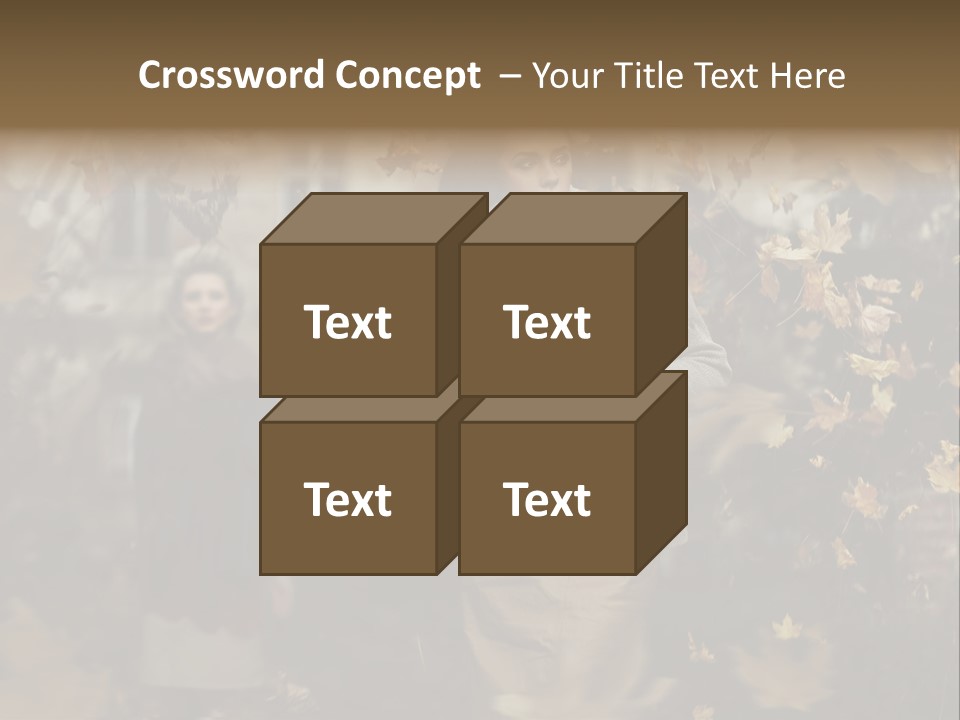 Outdoor Season Woman PowerPoint Template
