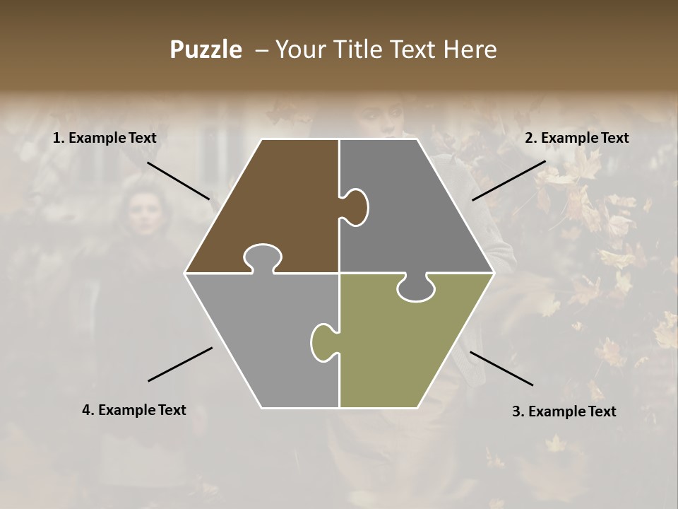 Outdoor Season Woman PowerPoint Template