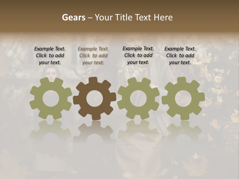 Outdoor Season Woman PowerPoint Template