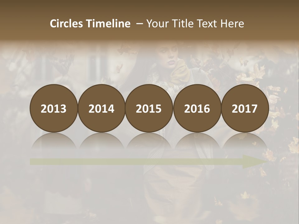 Outdoor Season Woman PowerPoint Template