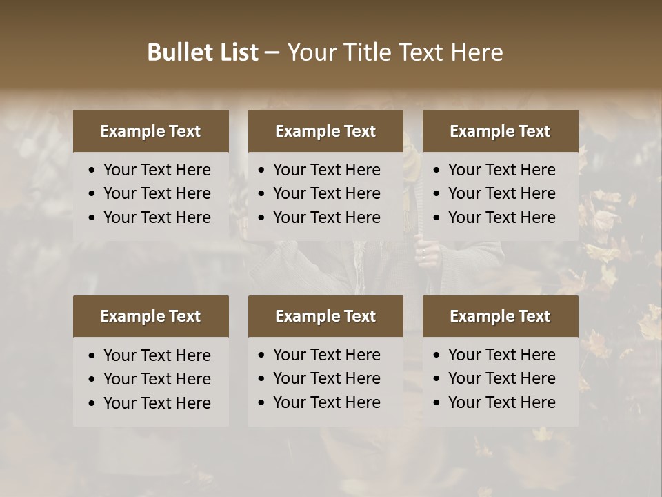 Outdoor Season Woman PowerPoint Template