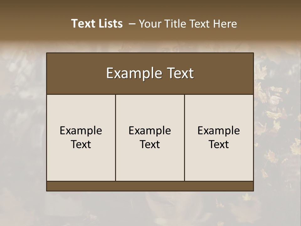 Outdoor Season Woman PowerPoint Template