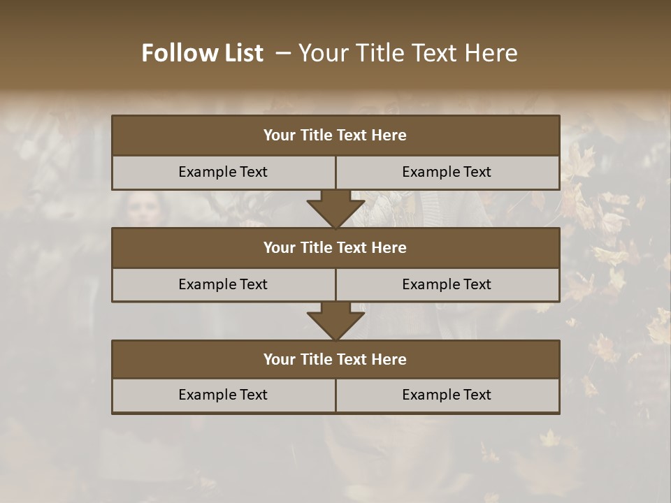 Outdoor Season Woman PowerPoint Template