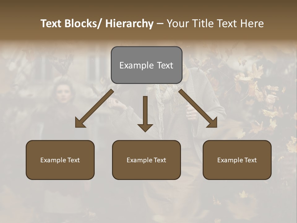 Outdoor Season Woman PowerPoint Template