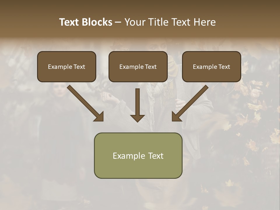 Outdoor Season Woman PowerPoint Template