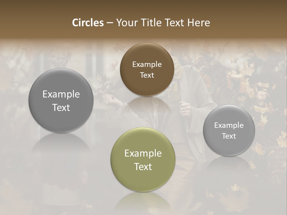 Outdoor Season Woman PowerPoint Template