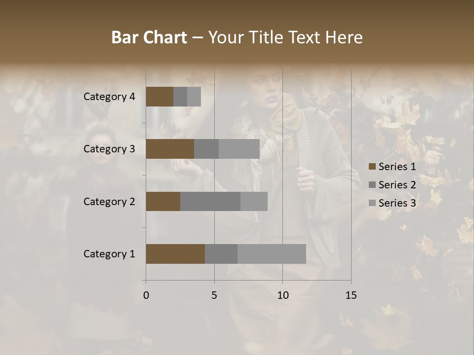 Outdoor Season Woman PowerPoint Template